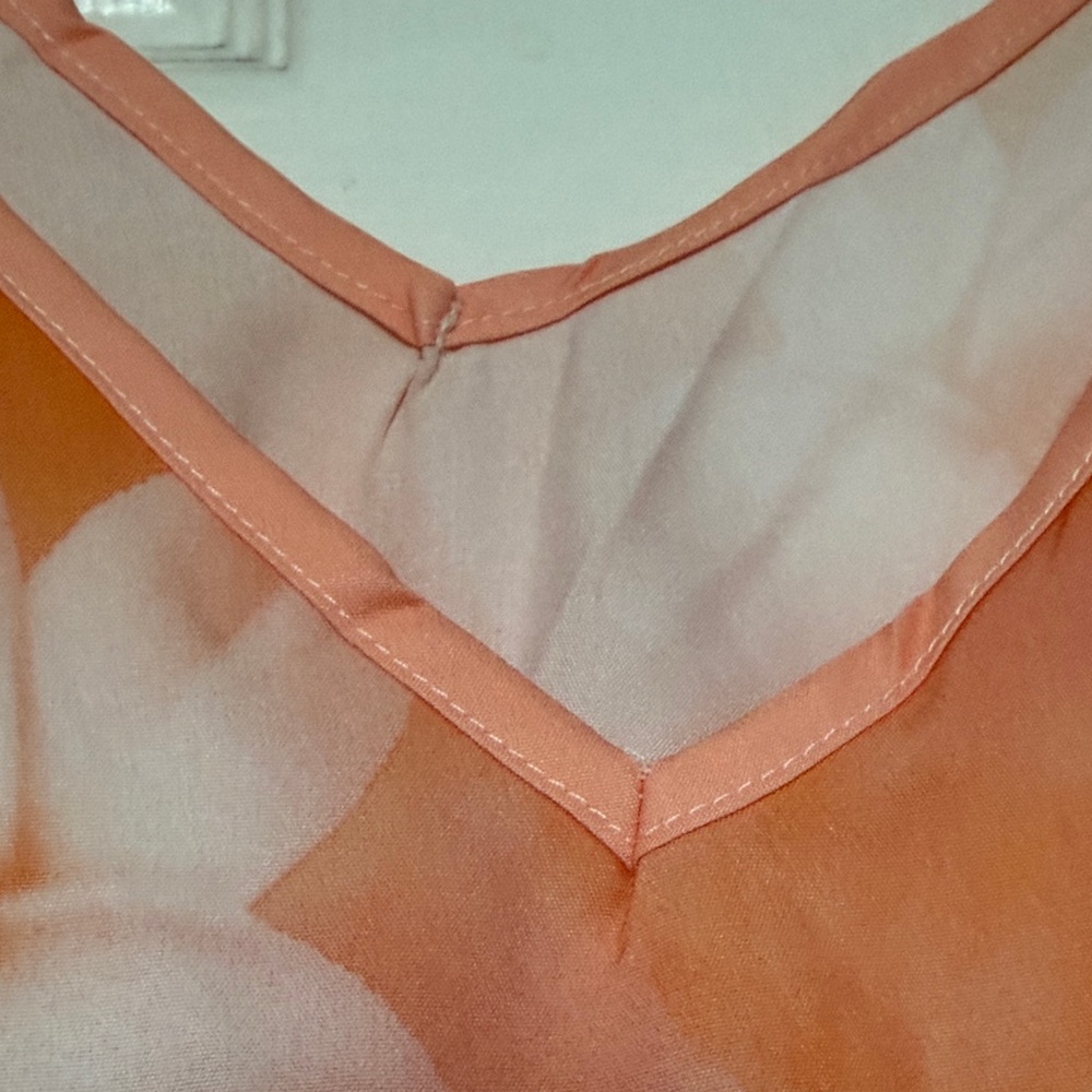 SHEIN Orange and Pink Floral Camisole - Picture 3 of 6